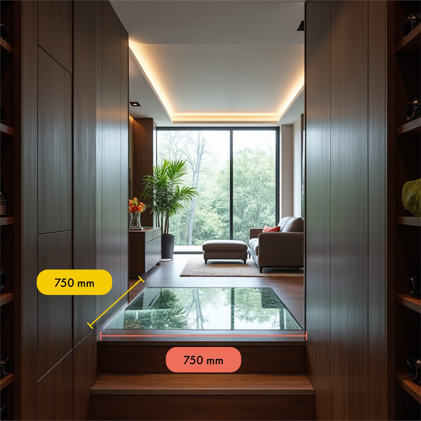 Customer photo review of Walk-on Glass 750x750mm