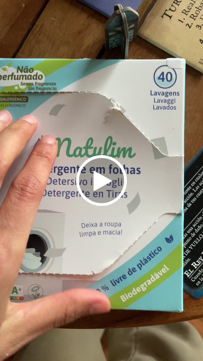 Customer video review of Eco-Tiras de lavar Natulim - 40 lavados