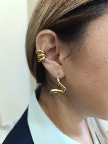 Customer photo review of Par Arracada Irregular