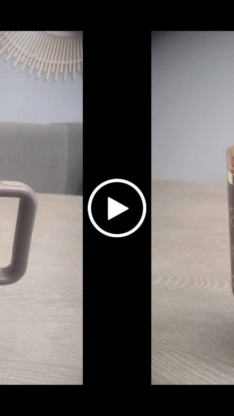Customer video review of Luxe Tri-Color Crystal Gem Straw Toppers (3-Pack)