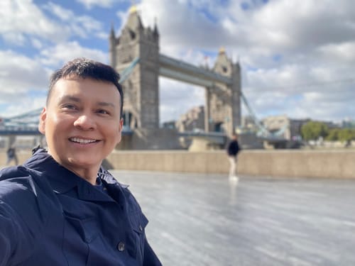 Customer photo review of Zalta Safari Jacket -  Navy Blue