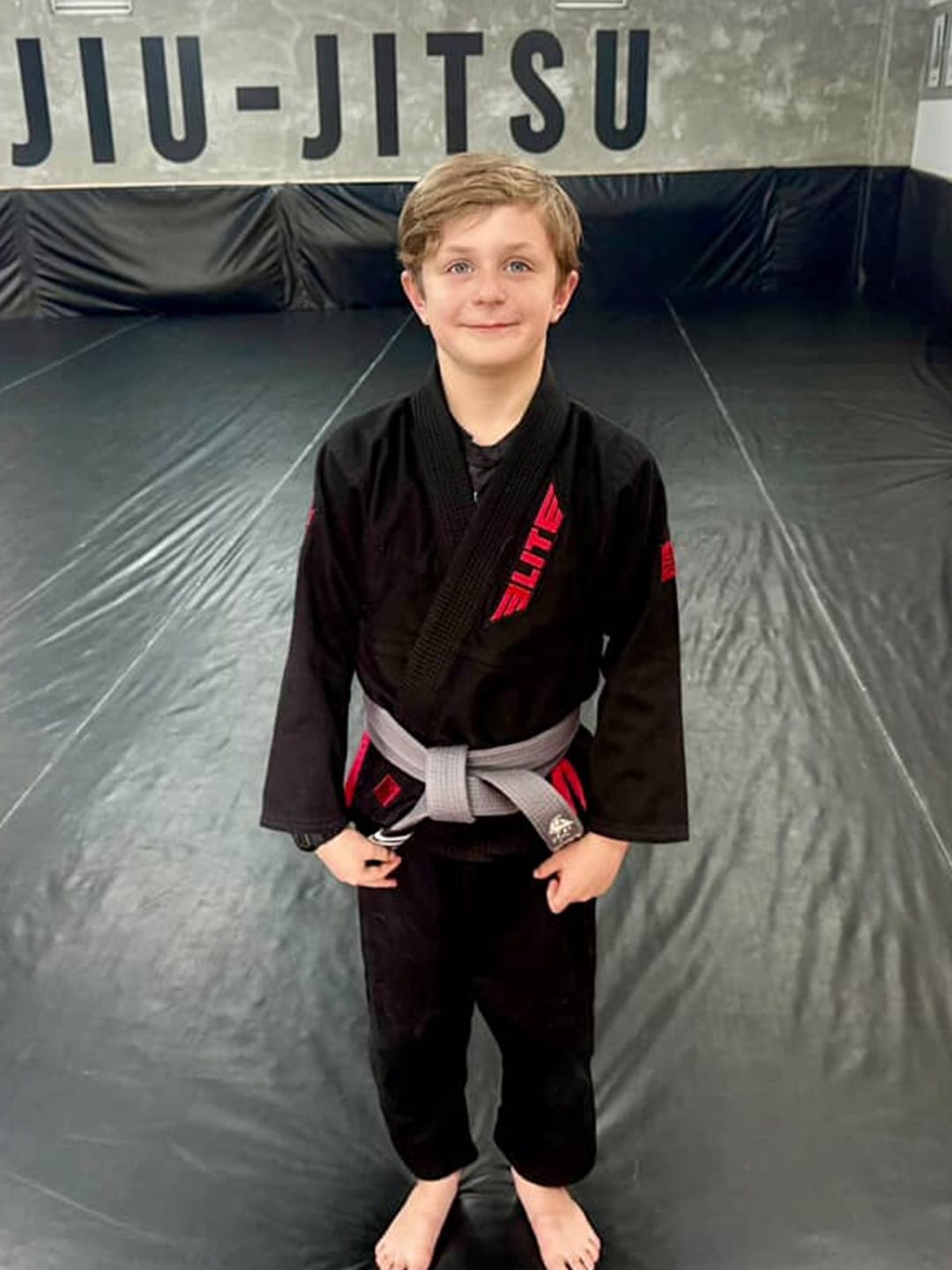 Customer photo review of Core Black Brazilian Jiu Jitsu Kids BJJ Gi