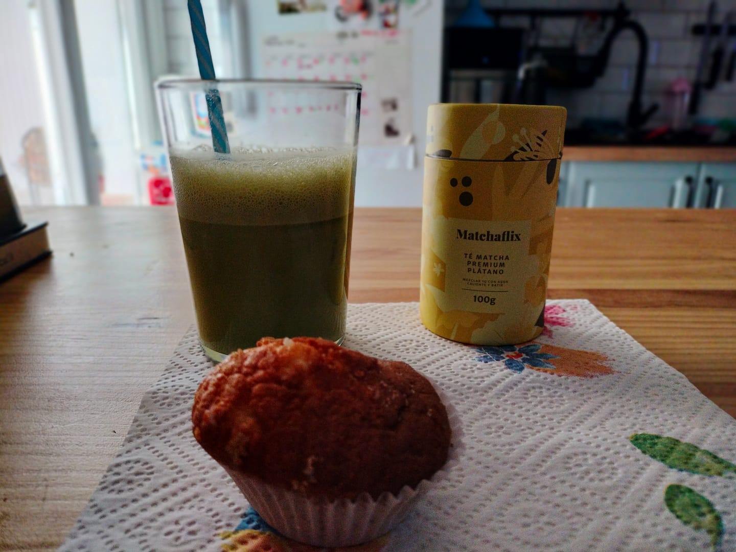 Customer photo review of Té Matcha Premium Plátano