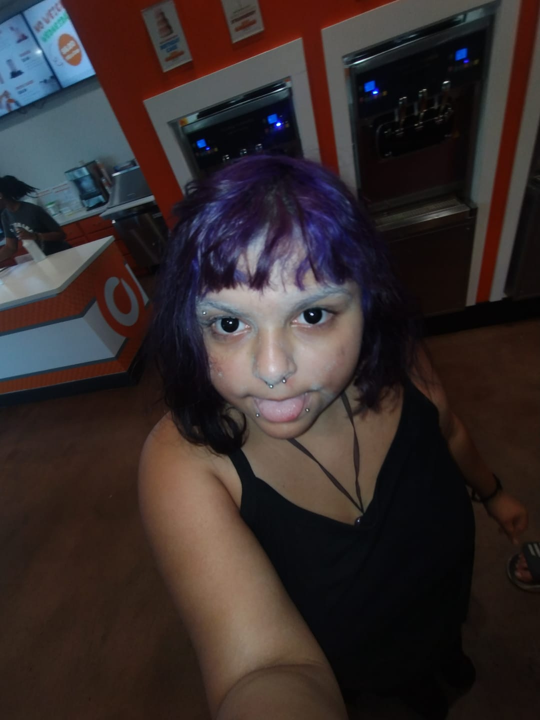 Customer photo review of PRIMAL ® Possessed - Black Colored contact Lenses