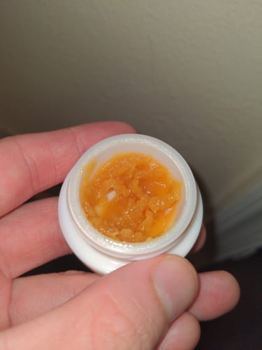 Customer photo review of Lemon Cherry Gelato | THCA Badder