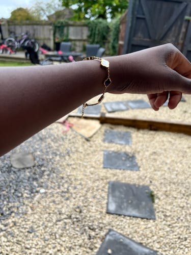 Customer photo review of Celine Clover Bracelet