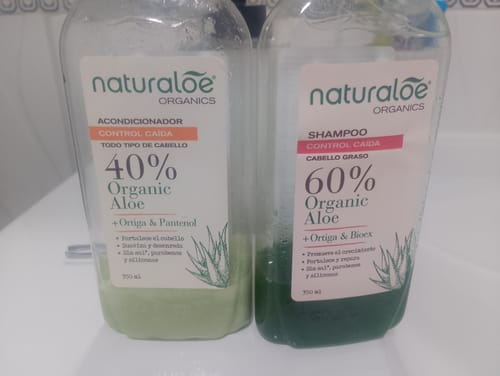 Customer photo review of Set Shampoo Control Caida Normal a Graso + Acondicionador 350ml