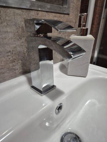 Customer photo review of Finesse Basin Mono Mixer Tap with Waste