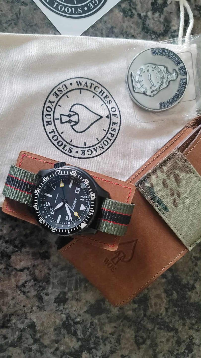 Customer photo review of Travel Pouch and Challenge Coin - NEW