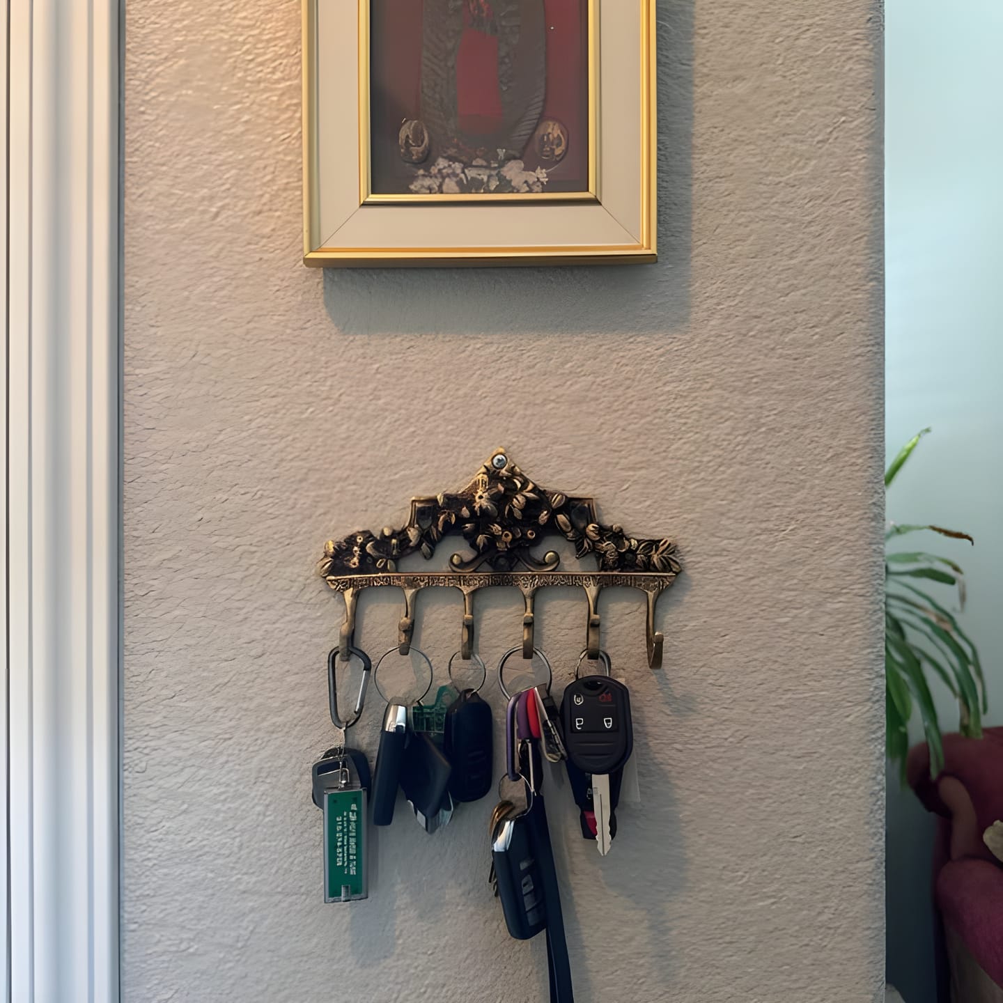 Customer photo review of Victorian Hook - Antique Brass