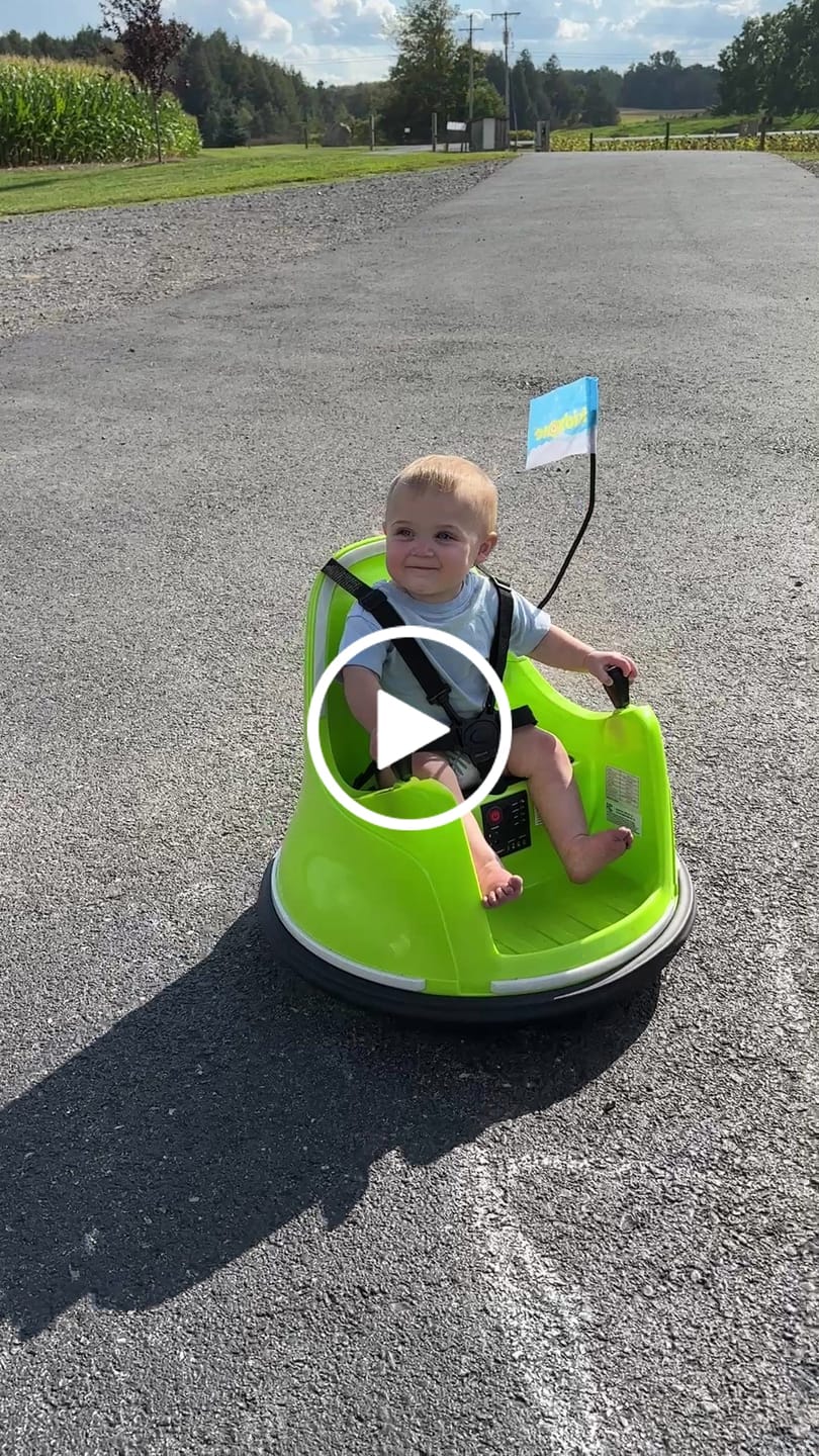 Customer video review of 360 Rotation Bumper Car (12V) 2 Speed