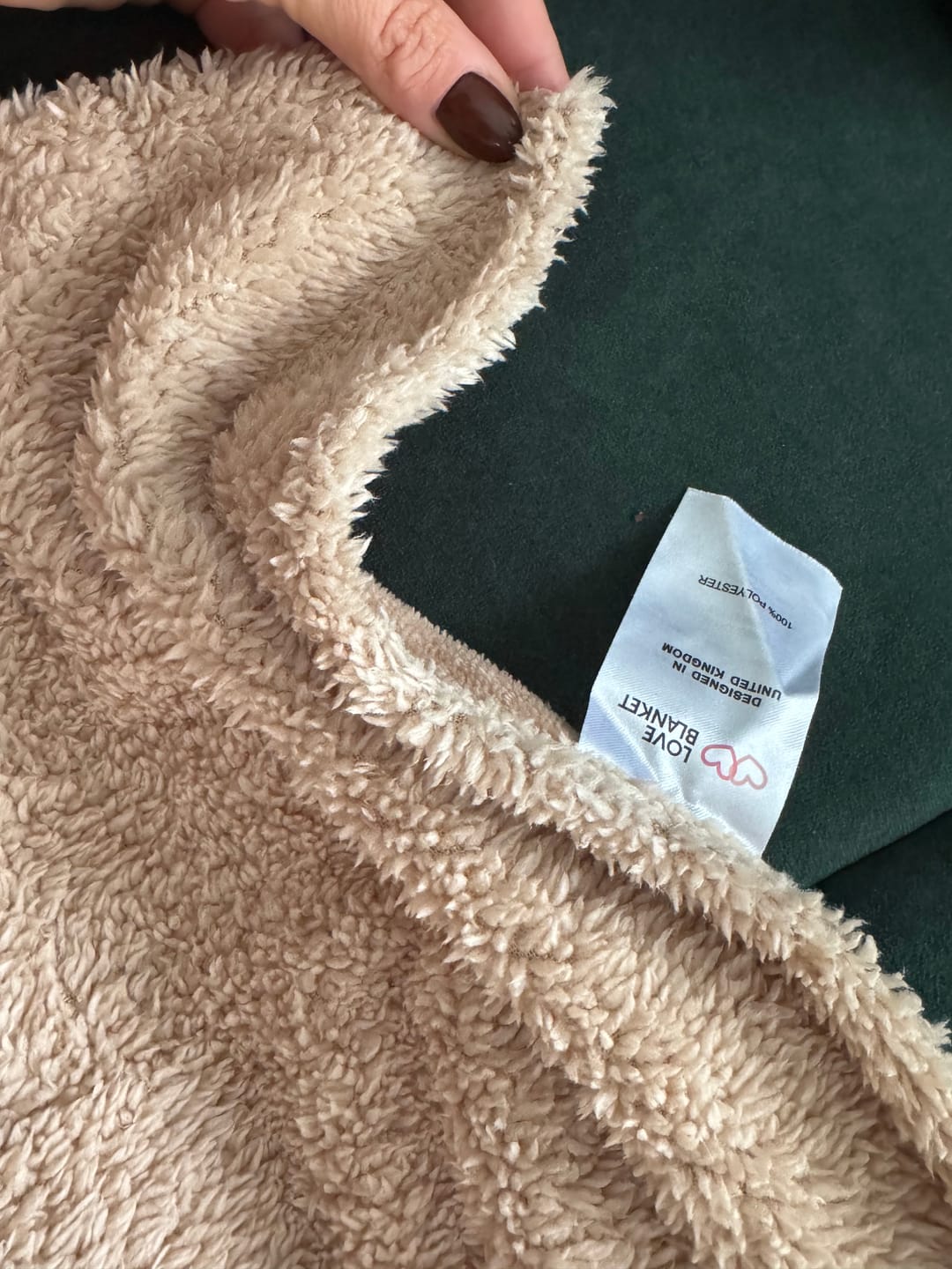 Customer photo review of Liebesdecke™ - Die Wasserdichte Kuscheldecke