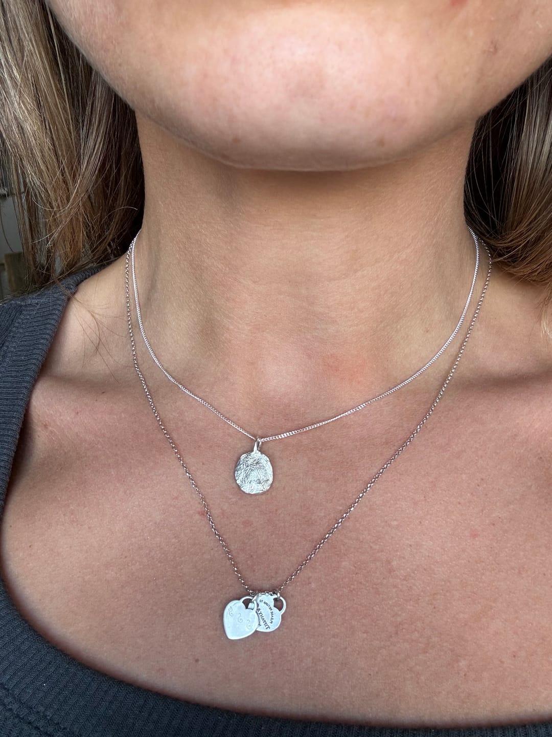 Customer photo review of Imprint necklace kit