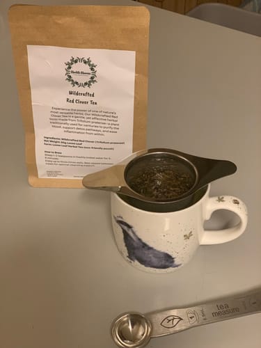 Customer photo review of Wildcrafted Red Clover Tea