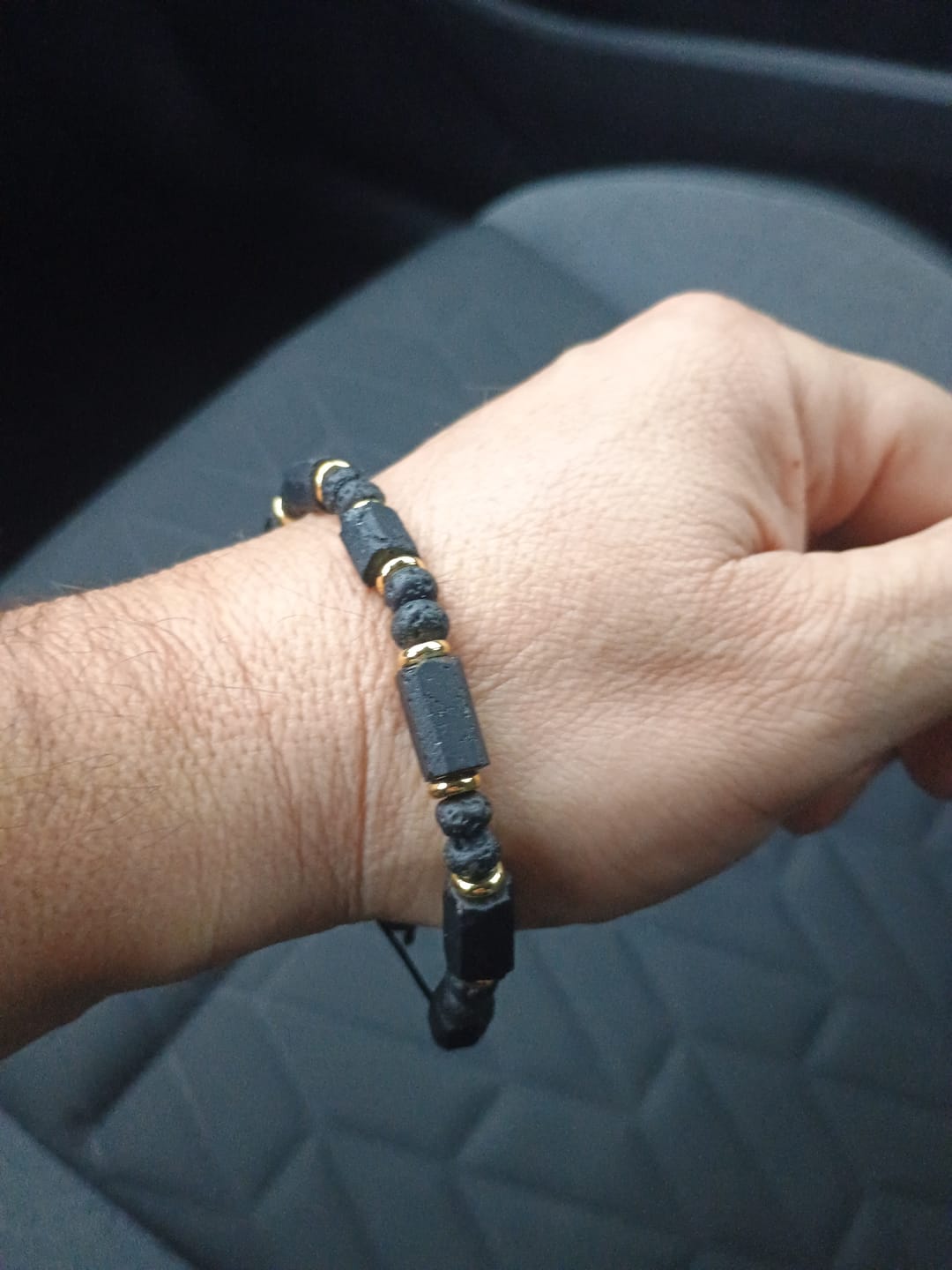 Customer photo review of Turmalin Armband - Natursteine