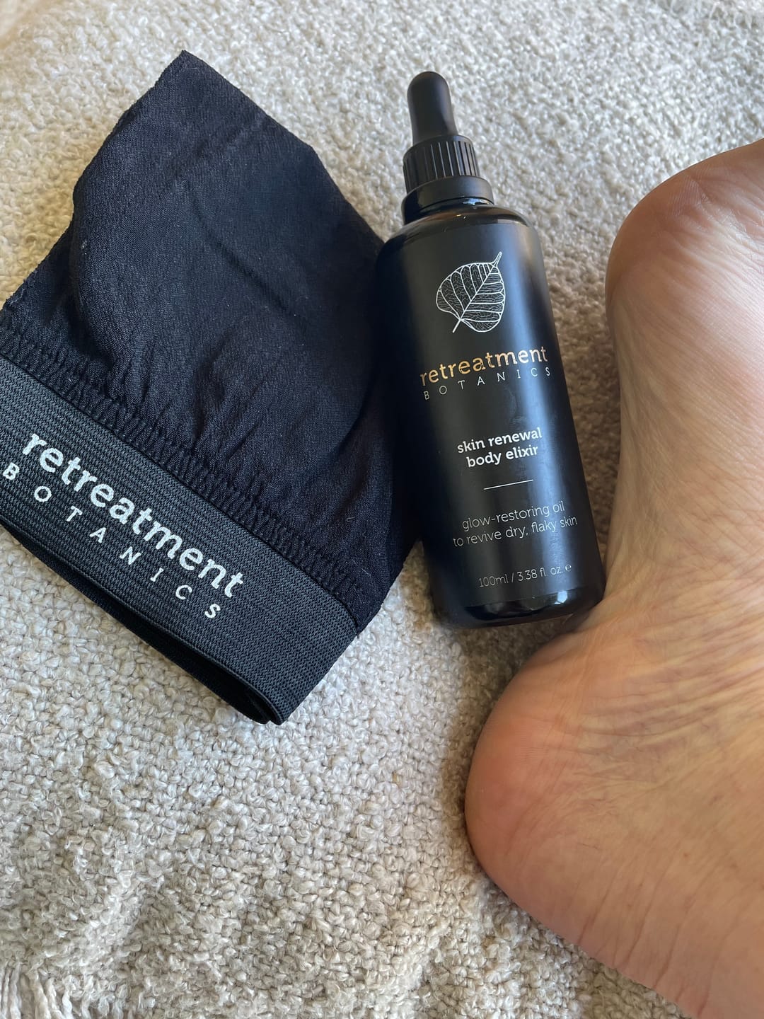 Customer photo review of Skin Renewal Body Elixir