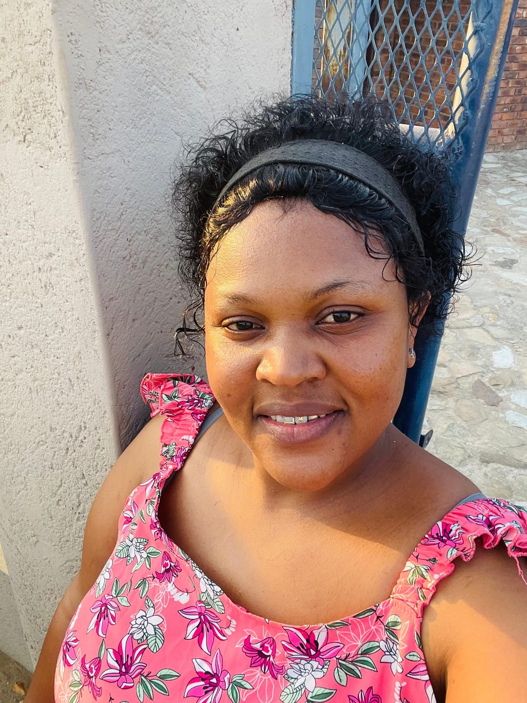 Customer photo review of Brazilian Curly Afro full Cap 8"
