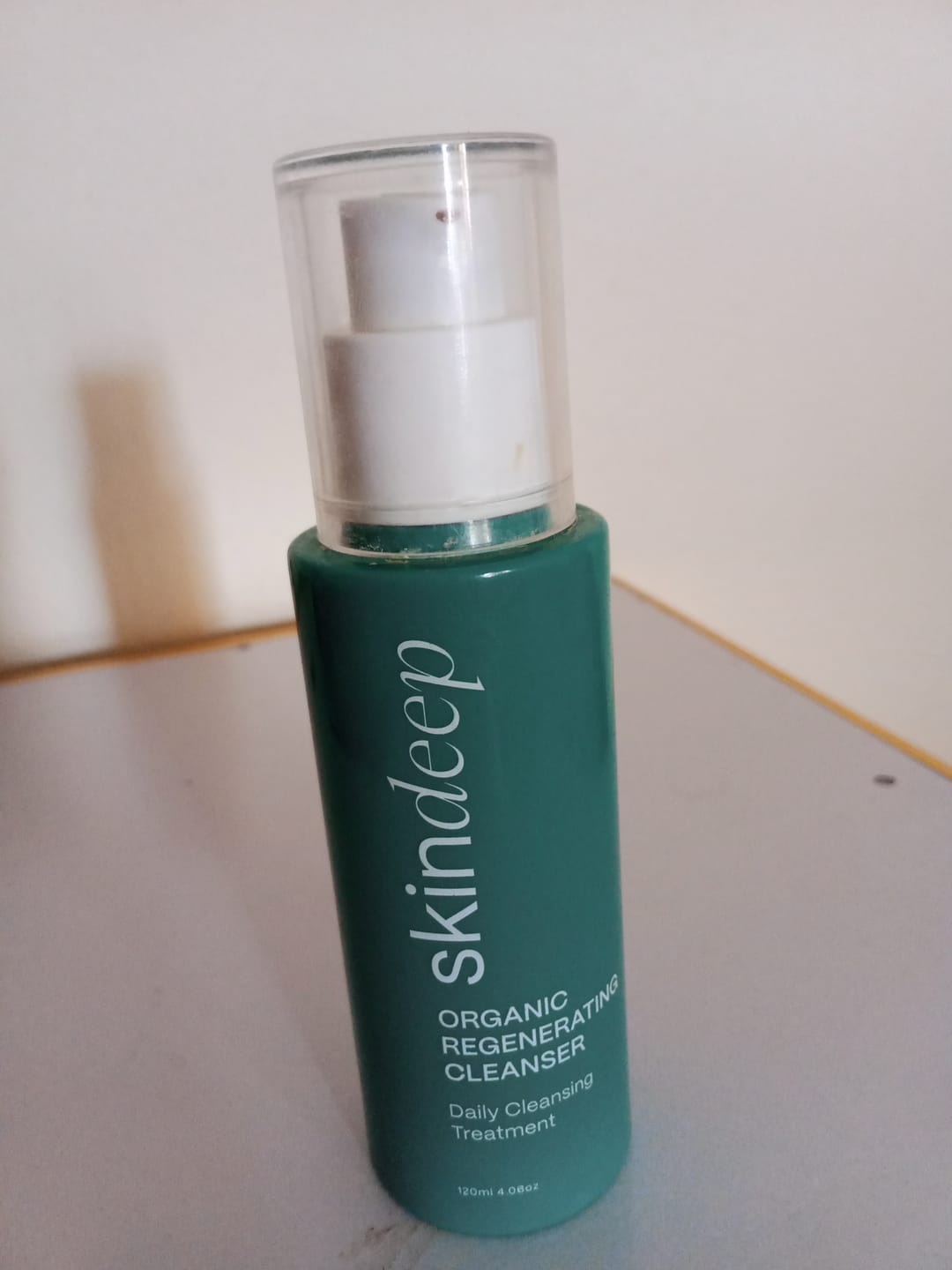 Customer photo review of ORGANIC REGENERATING FACE WASH - Daily Cleansing Treatment
