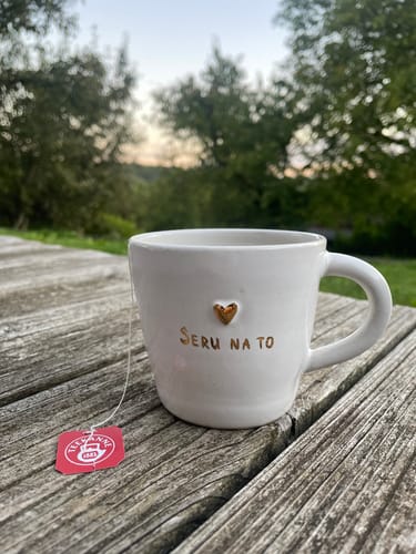 Customer photo review of Hrnek s nápisem Seru na to