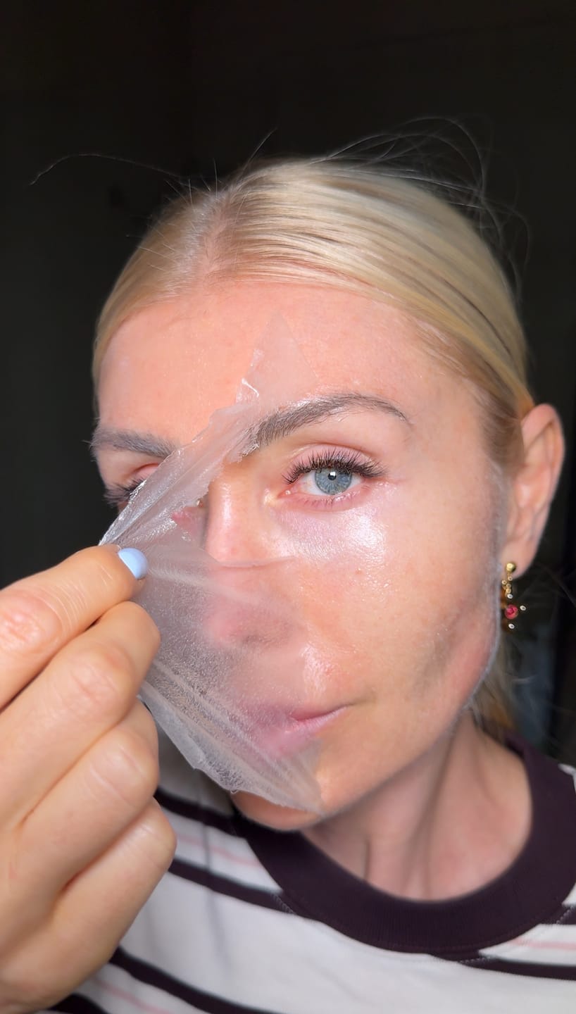 Customer photo review of Lifting collagen wrapping mask Jericho rose film