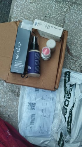 Customer photo review of BAKUCHIOL RESURFACING NIGHT SERUM - with 10% Lactic Acid