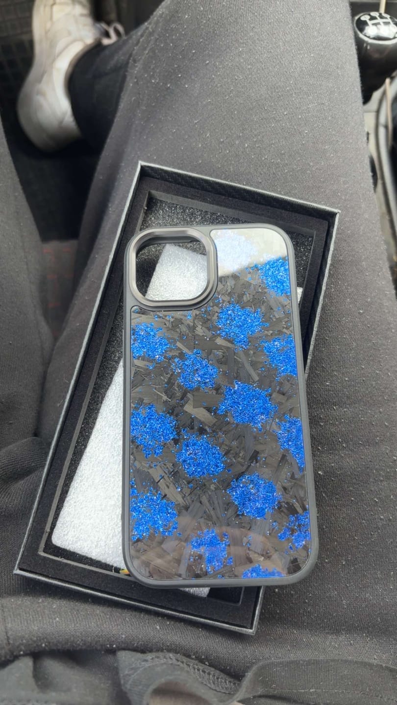 Customer photo review of Forged Carbon Blue