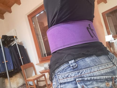Customer photo review of Purple Lever Belt, 10mm - IPF Approved