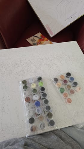 Customer photo review of צביעה לפי מספרים בעיצוב אישי