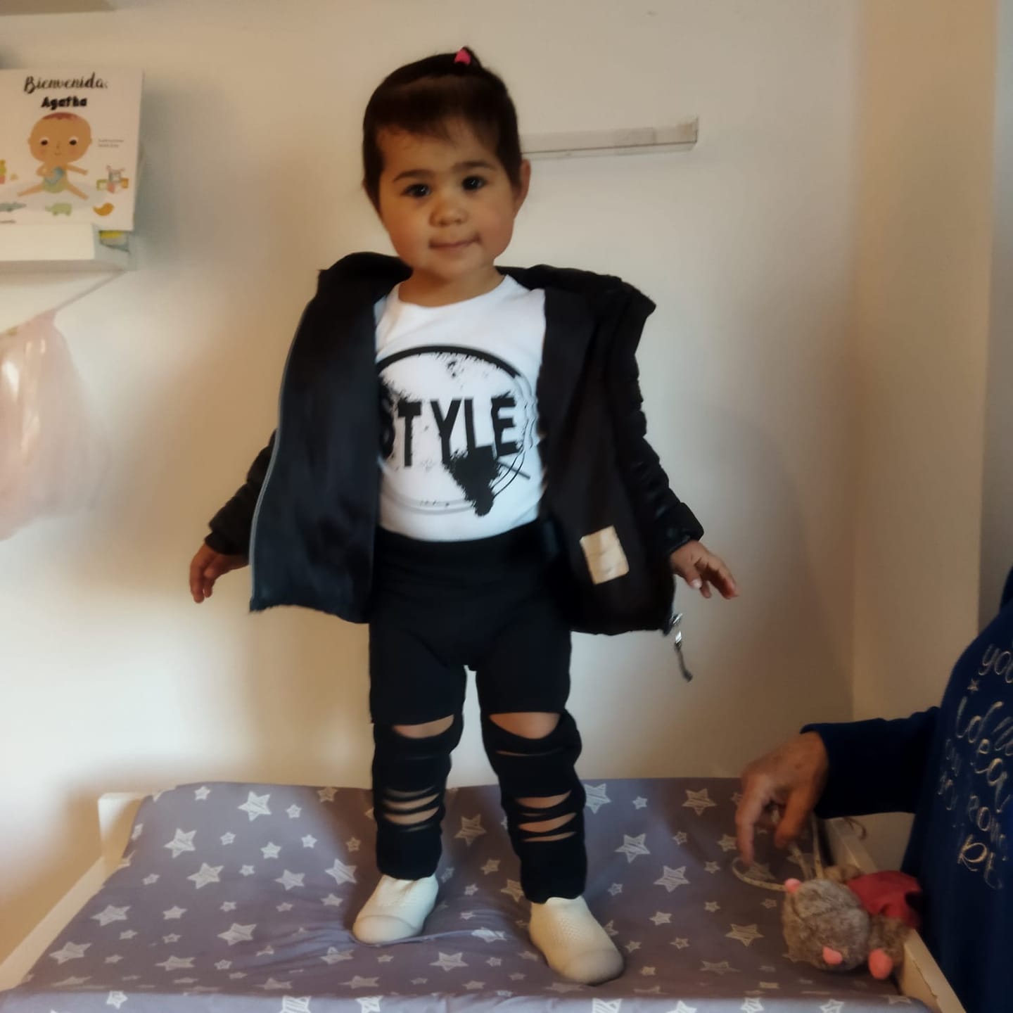Customer photo review of Conjunto calza niña Style - ¡Últimos en stock!