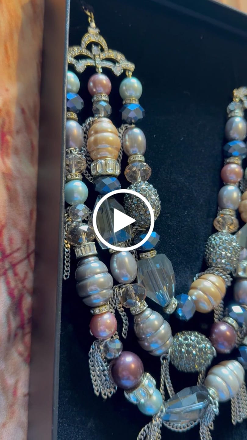 Customer video review of HEIDI DAUS®"Unbroken" Beaded Crystal Multi-Station Necklace