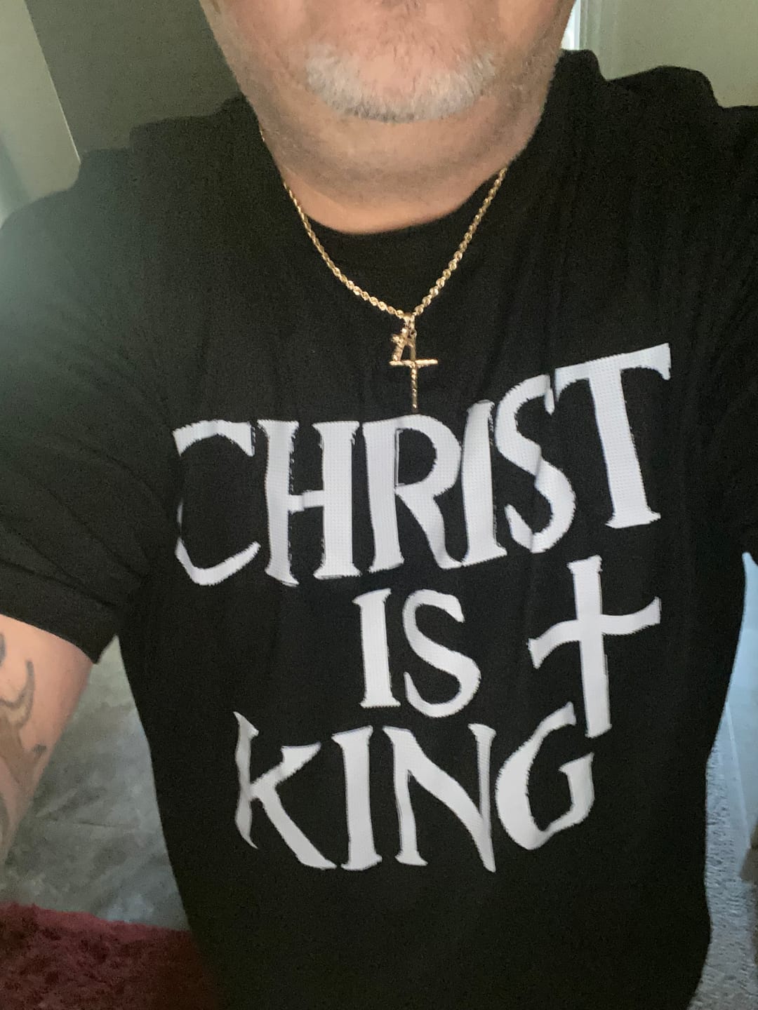 Customer photo review of Jesus is King T-Shirt