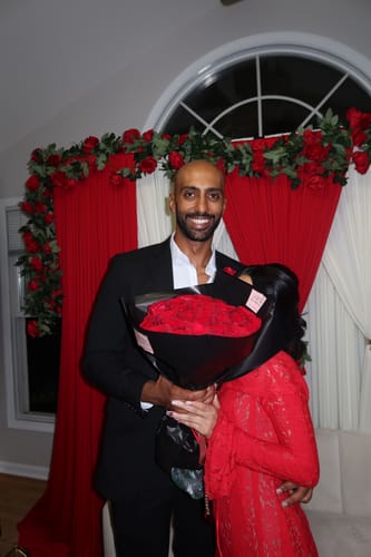 Customer photo review of Red Rose Bouquet