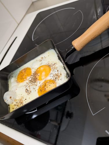 Customer photo review of Poêle Japonaise Tamagoyaki - 14x18 cm