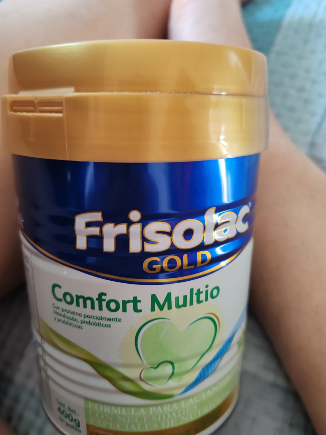 Customer photo review of Frisolac Gold Comfort Multio (0-12 Meses) Pack C/ 1.2 Kg