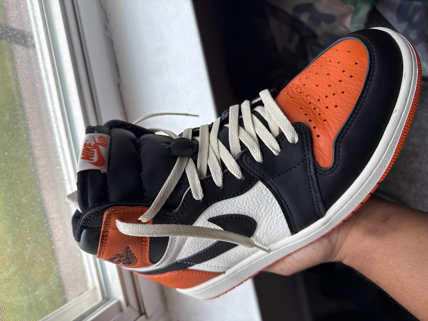 Customer photo review of Jordan Replacement Shoe Laces