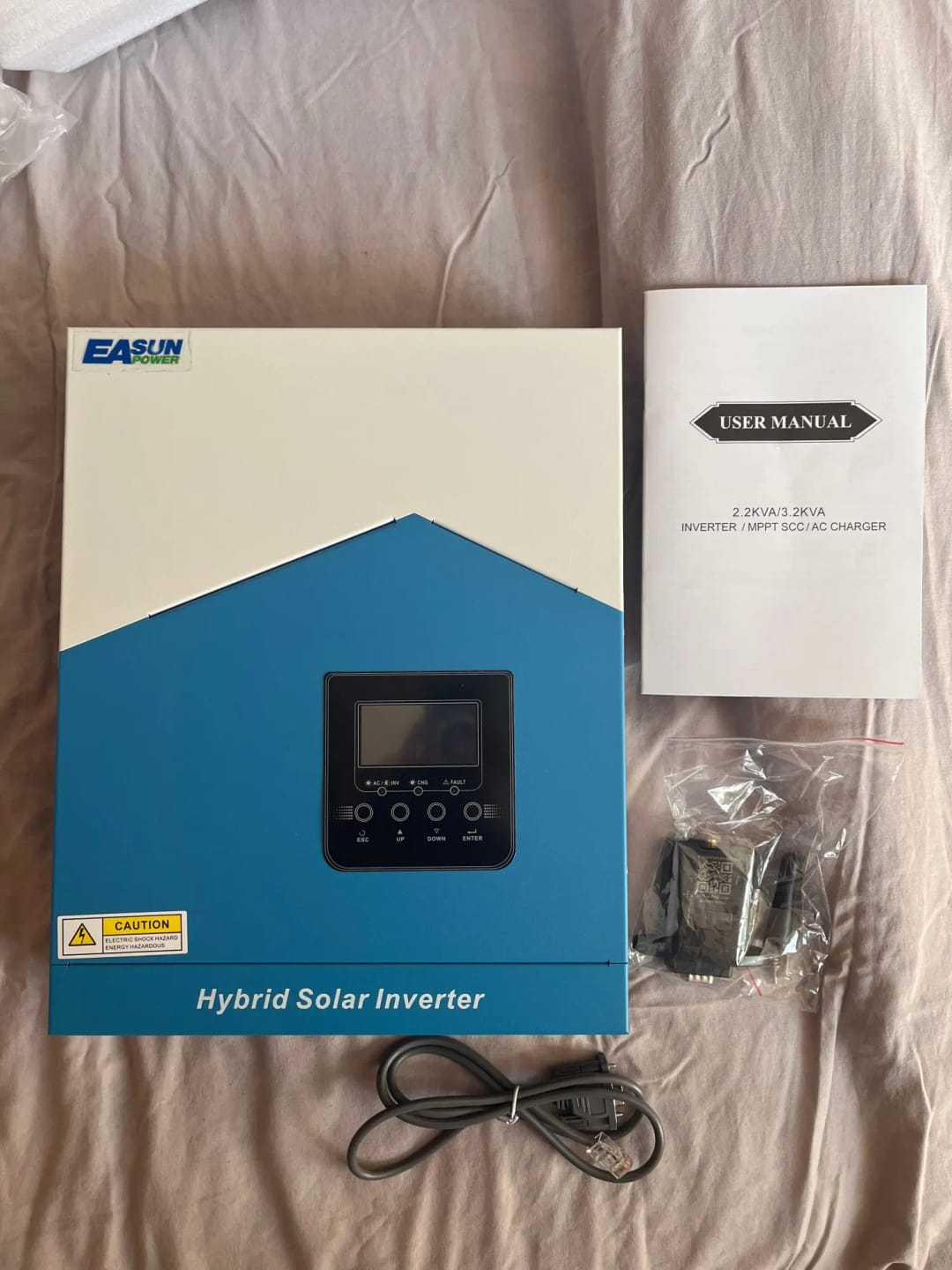 Customer photo review of EASUN Inverter Solare 6.2KW 48V Inverter Ibrido Fotovoltaico con Caricatore MPPT da 120A