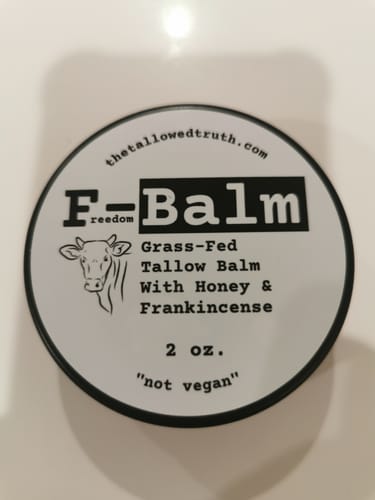 Customer photo review of F-Balm - Premium Anti-aging Tallow Balm - 2 oz.