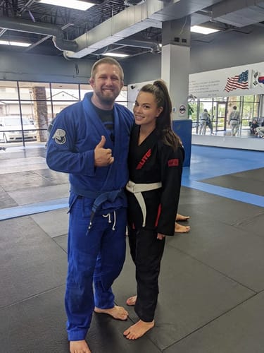 Customer photo review of Core Black Brazilian Jiu Jitsu Womens BJJ Gi