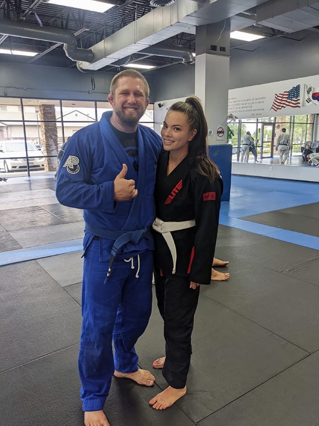 Customer photo review of Core Black Brazilian Jiu Jitsu Womens BJJ Gi