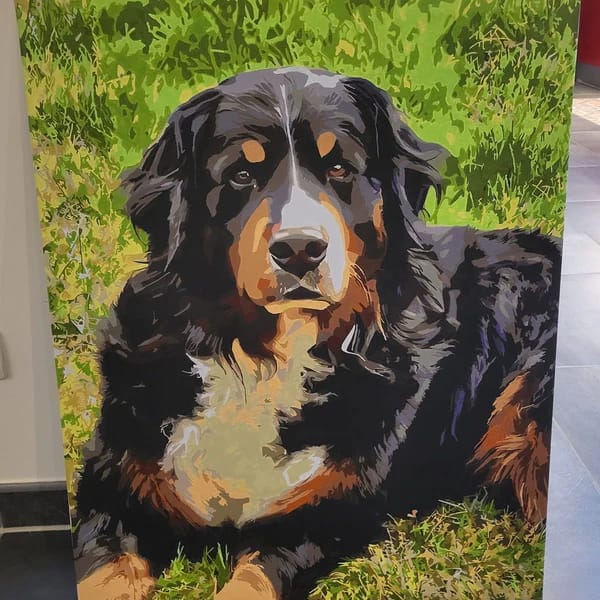 Customer photo review of PAINT BY NUMBERS EGET FOTO