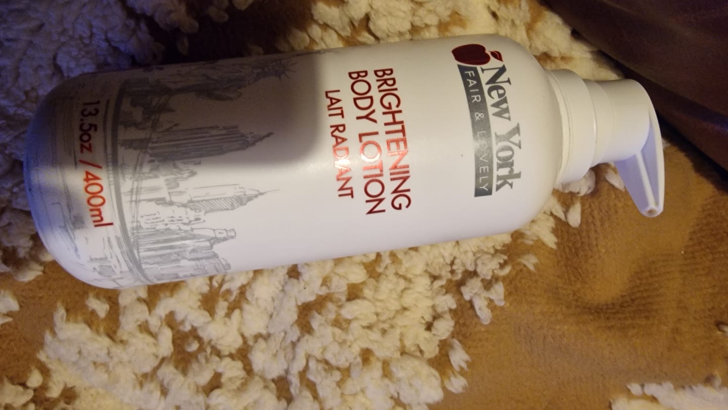 Customer photo review of New York Fair & Lovely Body Brightening Lotion - 400 ML