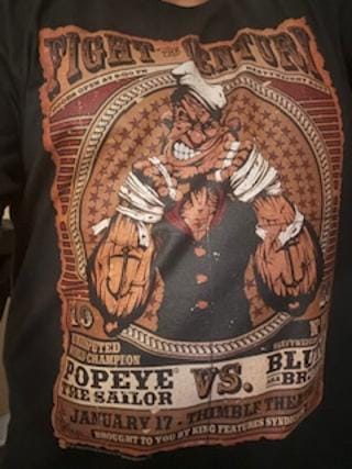 Customer photo review of Fight Of The Century Popeye T-Shirt