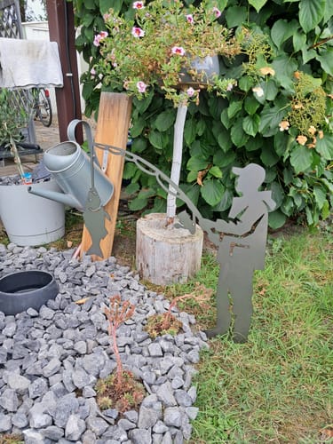 Customer photo review of Gartenstecker Angler