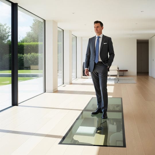Customer photo review of Walk-on Glass 1000×1000mm