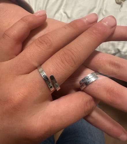 Customer photo review of Just Breathe Ring