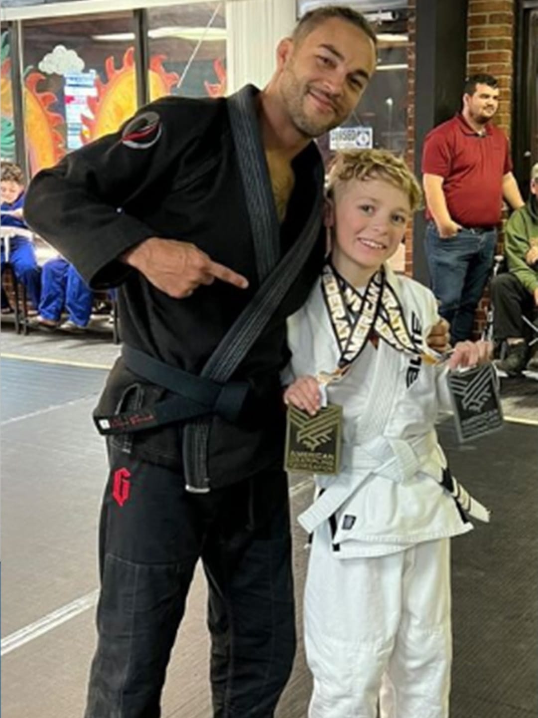 Customer photo review of Core White Brazilian Jiu Jitsu Kids BJJ Gi