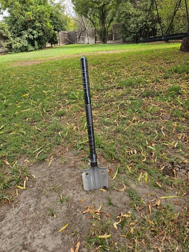 Customer photo review of Titan 23-in-1 Folding Shovel