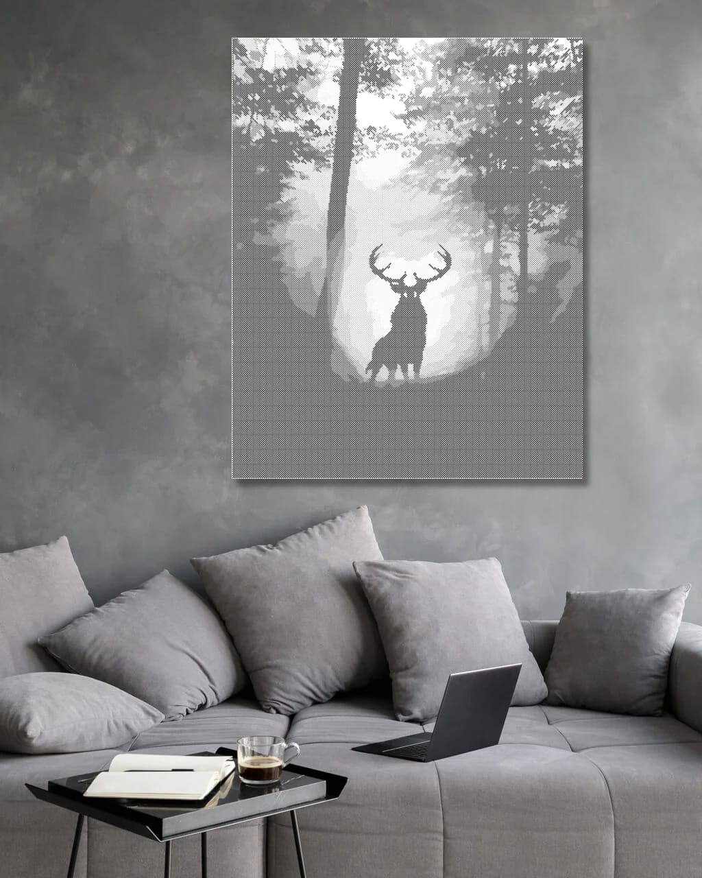 Customer photo review of Custom Photo Dot Painting Kit