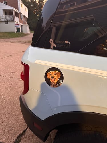 Customer photo review of Your photo - Personalized Car Magnet