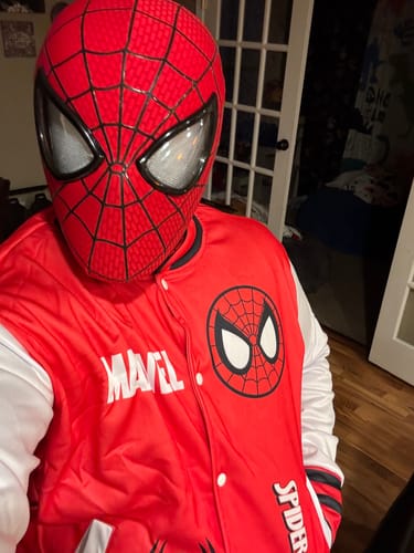 Customer photo review of [NEW] Spidey Gear™ Amazing Spidey Mask